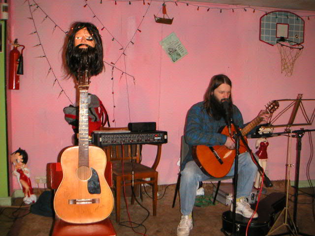 guitarist Alan Robinson performing at the Variety Club rasdford Notts